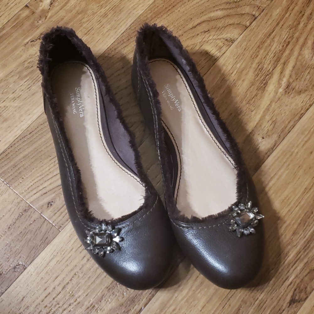 Simply Vera Brown Flats